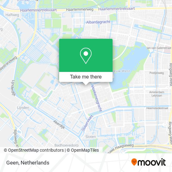 Geen map