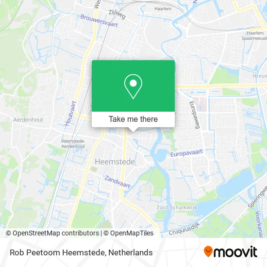 Rob Peetoom Heemstede map