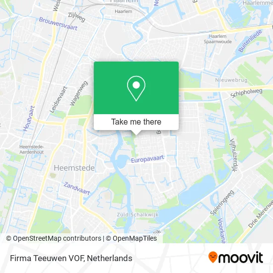 Firma Teeuwen VOF map