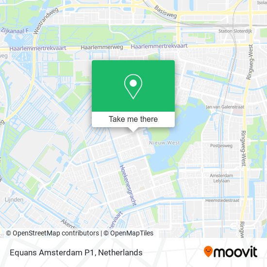 Equans Amsterdam P1 map