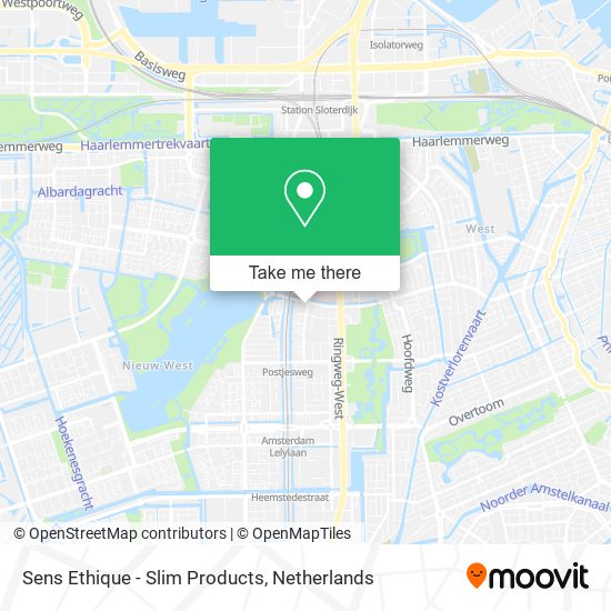 Sens Ethique - Slim Products map