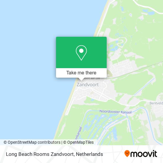 Long Beach Rooms Zandvoort map