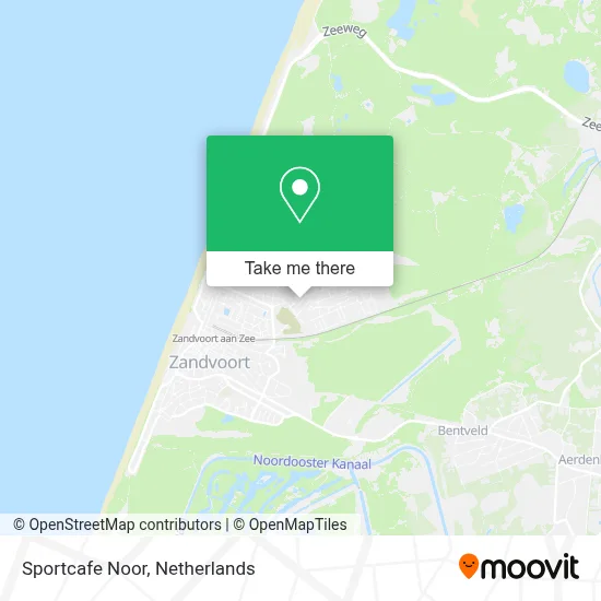 Sportcafe Noor map