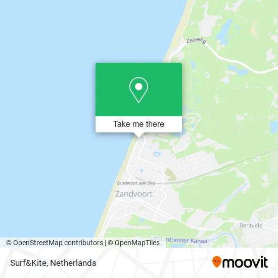 Surf&Kite map