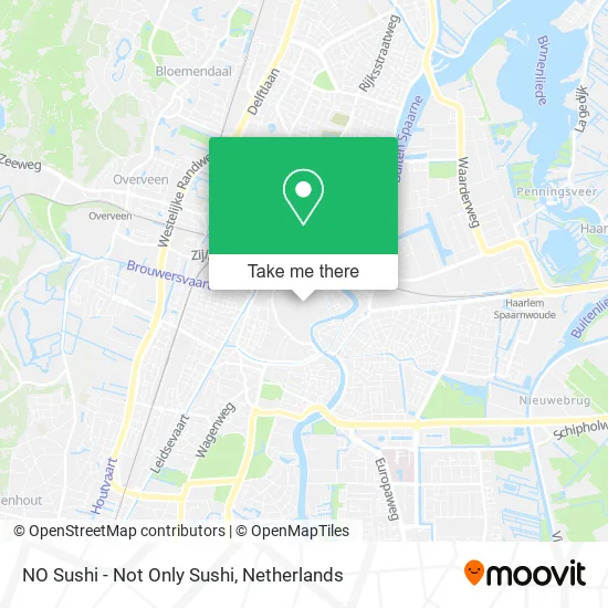 NO Sushi - Not Only Sushi map