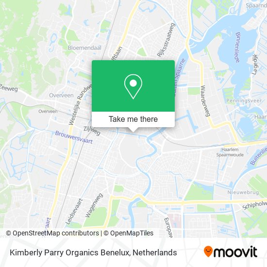 Kimberly Parry Organics Benelux map