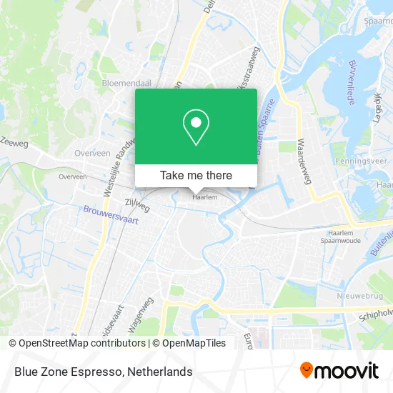 Blue Zone Espresso map