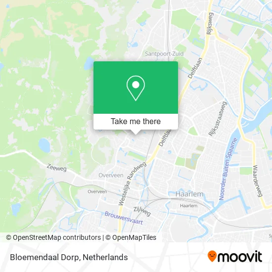 Bloemendaal Dorp map