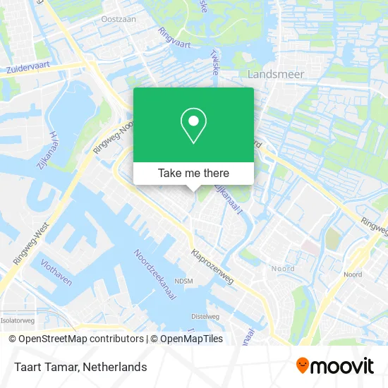 Taart Tamar map