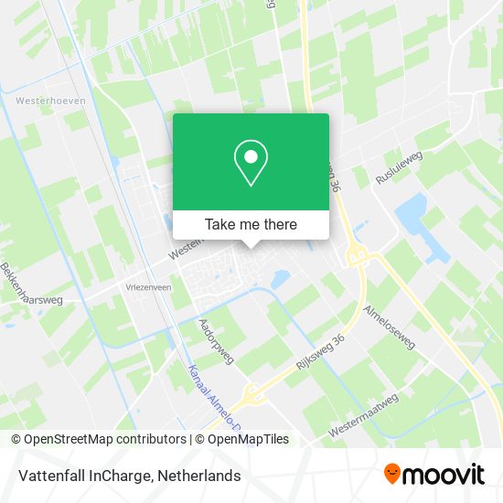 Vattenfall InCharge map