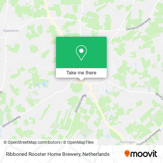 Ribboned Rooster Home Brewery map