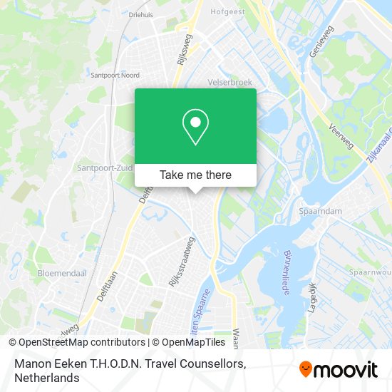 Manon Eeken T.H.O.D.N. Travel Counsellors map