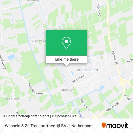 Wessels & Zn Transportbedrijf BV J map