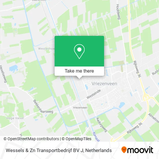 Wessels & Zn Transportbedrijf BV J map