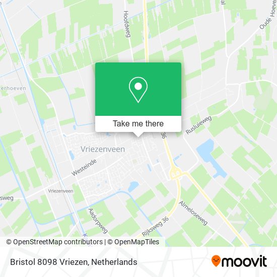 Bristol 8098 Vriezen map