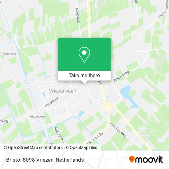 Bristol 8098 Vriezen map