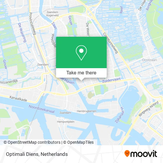 Optimali Diens map