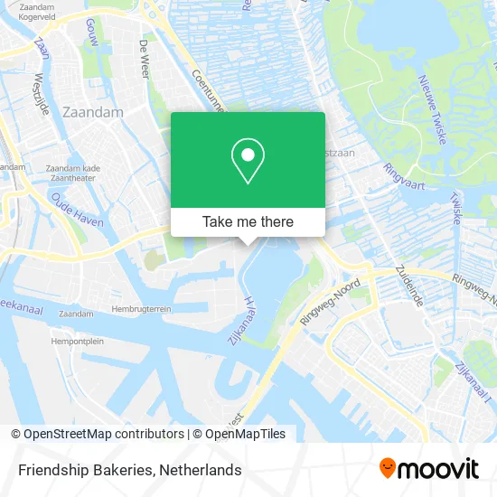 Friendship Bakeries map