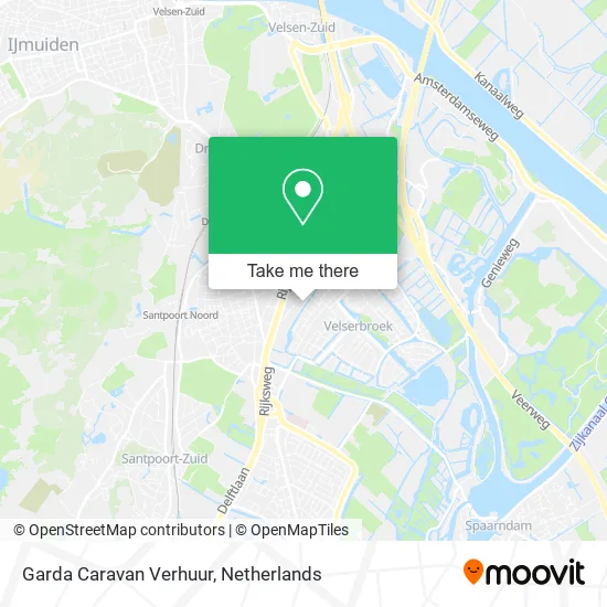 Garda Caravan Verhuur map