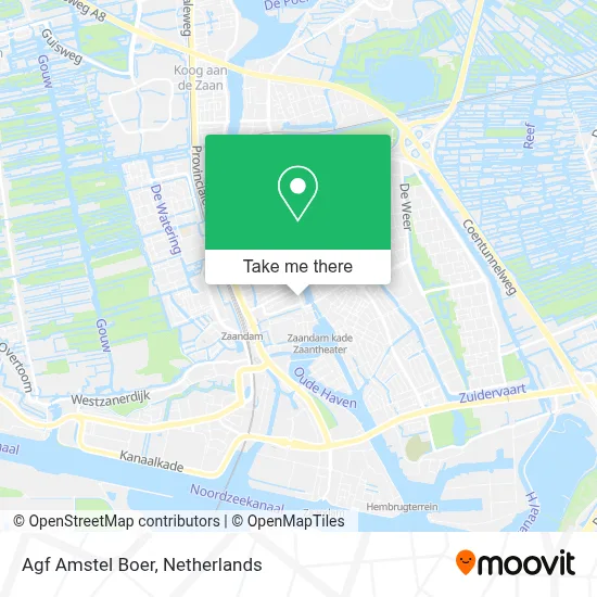 Agf Amstel Boer map