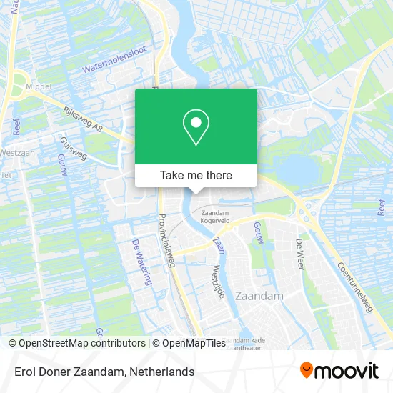 Erol Doner Zaandam map