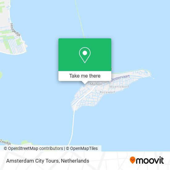 Amsterdam City Tours map