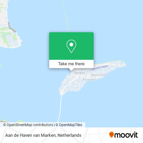 Aan de Haven van Marken map