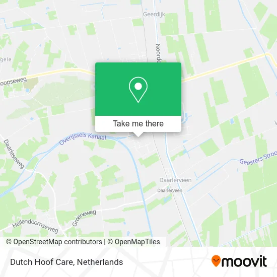 Dutch Hoof Care map