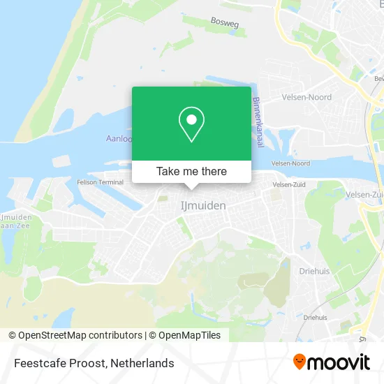 Feestcafe Proost map