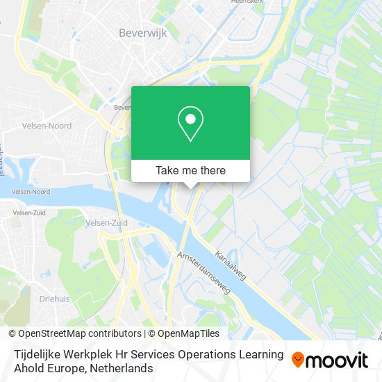 Tijdelijke Werkplek Hr Services Operations Learning Ahold Europe map