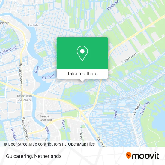 Gulcatering map