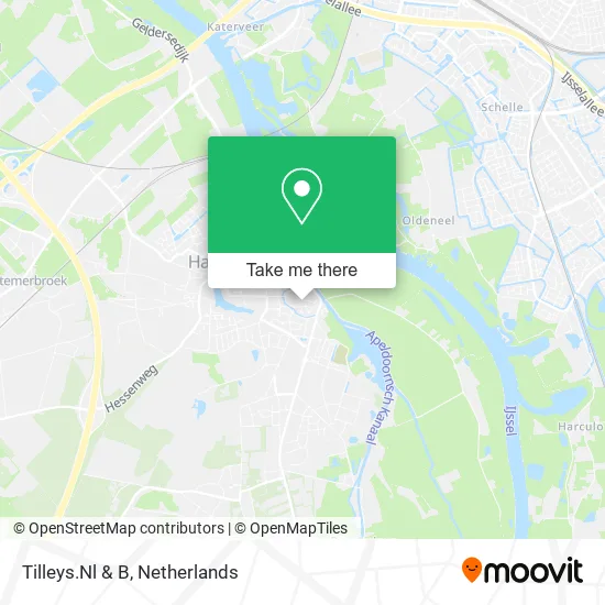 Tilleys.Nl & B map