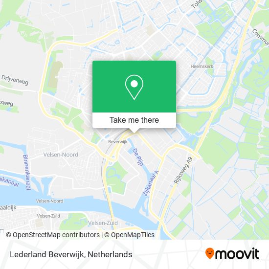 Lederland Beverwijk map