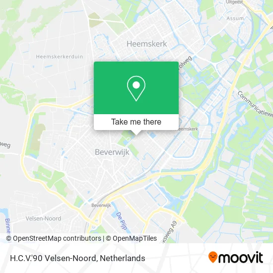 H.C.V.'90 Velsen-Noord map