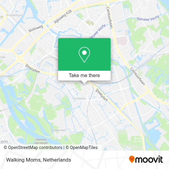 Walking Moms map