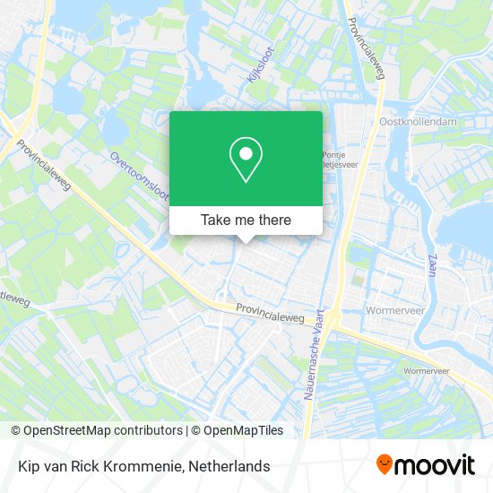 Kip van Rick Krommenie map