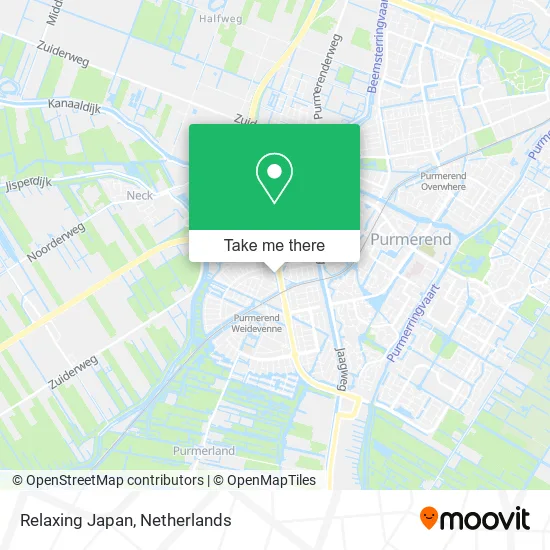 Relaxing Japan map