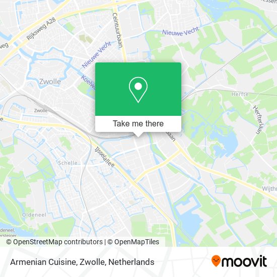 Armenian Cuisine, Zwolle map