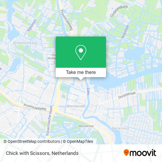 Chick with Scissors map