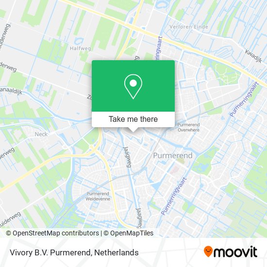 Vivory B.V. Purmerend map