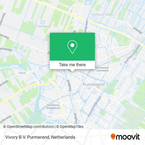 Vivory B.V. Purmerend map
