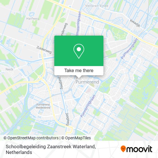Schoolbegeleiding Zaanstreek Waterland map