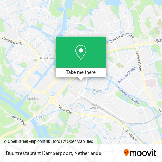 Buurtrestaurant Kamperpoort map