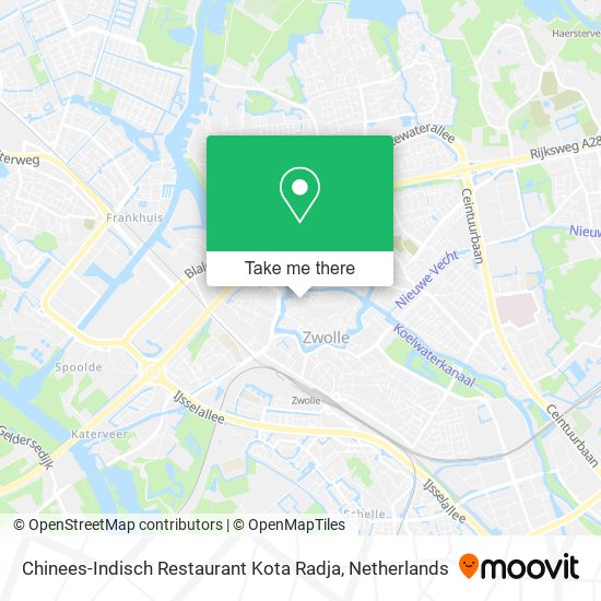 Chinees-Indisch Restaurant Kota Radja map