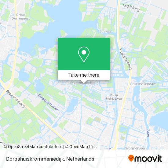 Dorpshuiskrommeniedijk map