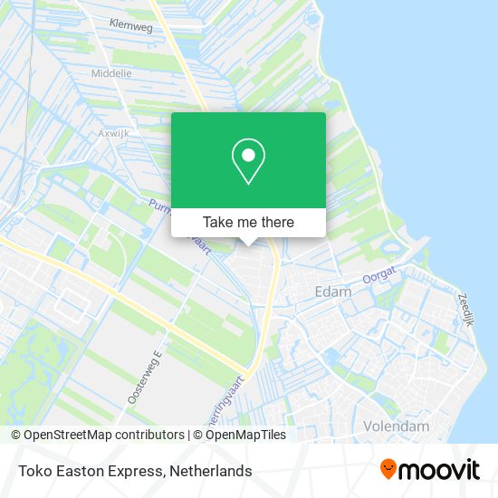 Toko Easton Express map