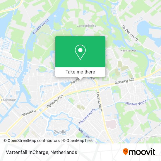 Vattenfall InCharge map