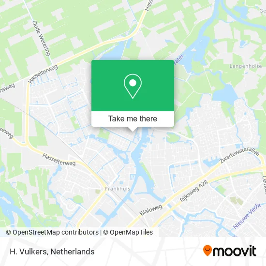 H. Vulkers map
