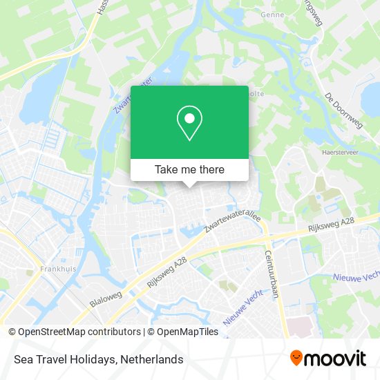 Sea Travel Holidays map
