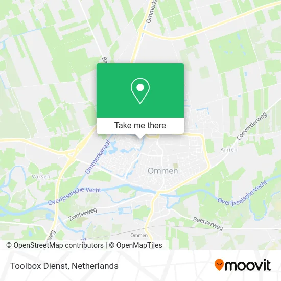 Toolbox Dienst map